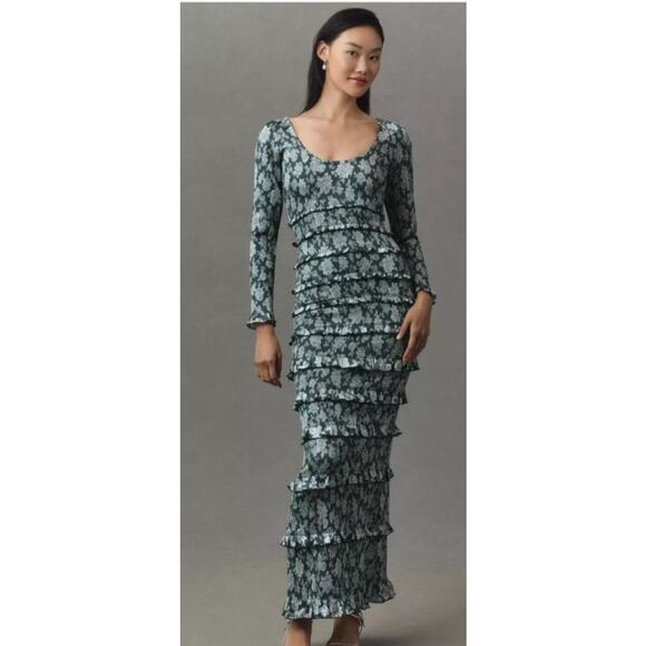 NEW NWT V. Chapman Lanie Floral Maxi Dress Size 4 - Picture 1 of 8